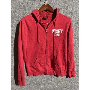 USC Trojans Hoodie Sweatshirt Mens Small Red NCAA Football Full Zip Beimar